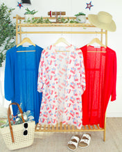 Load image into Gallery viewer, Ellie Cover-Up Kimono - Blue