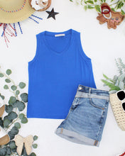 Load image into Gallery viewer, Noelle Tank - Blue