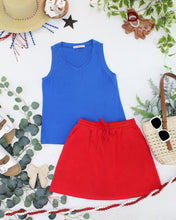 Load image into Gallery viewer, Noelle Tank - Blue