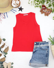 Load image into Gallery viewer, Noelle Tank - Red