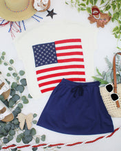 Load image into Gallery viewer, American Flag Open Knit Top