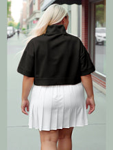 Load image into Gallery viewer, PRE - ORDER Lightweight Half Zip &amp; Midi Short Sleeve Top - 5/27 - Girl Code Couture