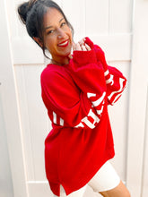Load image into Gallery viewer, PRE ORDER Santa’s Coming Graphic Scuba Oversized Sweatshirt - Girl Code Couture