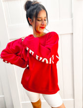 Load image into Gallery viewer, PRE ORDER Santa’s Coming Graphic Scuba Oversized Sweatshirt - Girl Code Couture