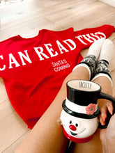 Load image into Gallery viewer, PRE ORDER Santa’s Coming Graphic Scuba Oversized Sweatshirt - Girl Code Couture