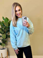 Load image into Gallery viewer, Catherine Corded Pullover - Ocean Blue