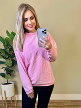 Load image into Gallery viewer, Catherine Corded Pullover - Pink Sands