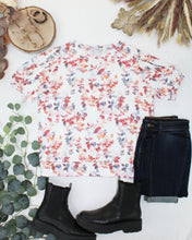 Load image into Gallery viewer, Katie Cozy Top - Autumn Watercolor