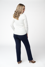 Load image into Gallery viewer, Luxe Ankle Bottoms- Navy