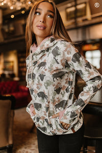 DoubleHood® Sweatshirt - Daring Darling