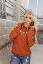 Load image into Gallery viewer, Performance Fleece University Hoodie - Burnt Orange