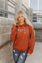 Load image into Gallery viewer, Performance Fleece University Hoodie - Burnt Orange