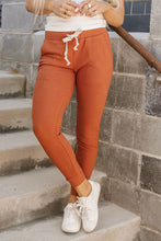 Load image into Gallery viewer, Performance Fleece Joggers- Burnt Orange