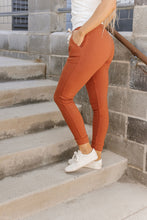 Load image into Gallery viewer, Performance Fleece Joggers- Burnt Orange