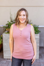 Load image into Gallery viewer, Addison Henley Tank - Rose