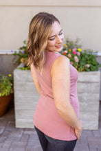 Load image into Gallery viewer, Addison Henley Tank - Rose