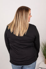 Load image into Gallery viewer, Harper Long Sleeve Henley - Black