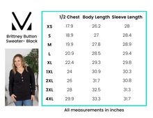 Load image into Gallery viewer, Brittney Button Sweater - Black