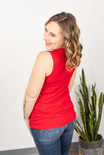 Load image into Gallery viewer, Addison Henley Tank - Red