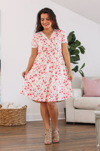 Tinley Dress - Ivory Floral
