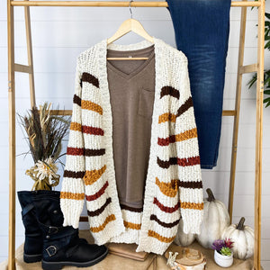 Fall Stripe Cardigan