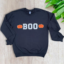 Load image into Gallery viewer, PATCHED Chenille BOO Crewnecks
