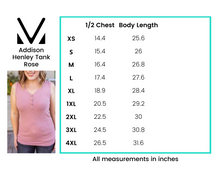 Load image into Gallery viewer, Addison Henley Tank - Rose