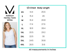 Load image into Gallery viewer, Addison Henley Tank - White