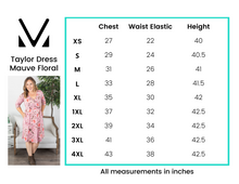 Load image into Gallery viewer, Taylor Dress - Mauve Floral