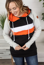 Load image into Gallery viewer, Ryan Hoodie - Orange and Black