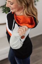 Load image into Gallery viewer, Ryan Hoodie - Orange and Black