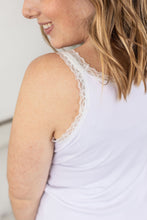 Load image into Gallery viewer, Lexi Lace Tank - Hot Pink