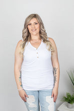 Load image into Gallery viewer, Addison Henley Tank - White