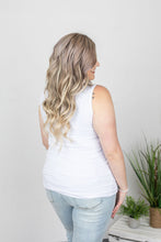 Load image into Gallery viewer, Addison Henley Tank - White