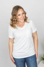 Load image into Gallery viewer, Sophie Pocket Tee - White