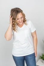 Load image into Gallery viewer, Sophie Pocket Tee - White