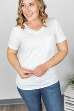 Load image into Gallery viewer, Sophie Pocket Tee - White