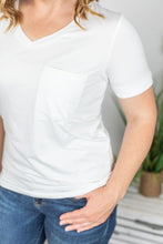 Load image into Gallery viewer, Sophie Pocket Tee - White