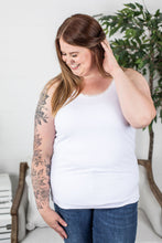 Load image into Gallery viewer, Lexi Lace Tank - White