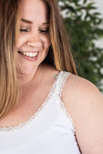Load image into Gallery viewer, Lexi Lace Tank - Hot Pink