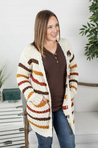Fall Stripe Cardigan