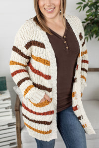Fall Stripe Cardigan