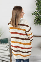 Load image into Gallery viewer, Fall Stripe Cardigan