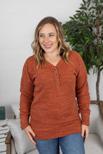 Load image into Gallery viewer, Brittney Button Sweater - Pumpkin