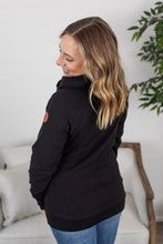 Load image into Gallery viewer, Classic ZipCowl Sweatshirt - Black