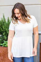 Load image into Gallery viewer, Sarah Ruffle Top - Ivory