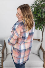 Load image into Gallery viewer, Becca Plaid Shacket - Sunset Shades