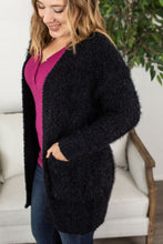 Load image into Gallery viewer, Fuzzy Cardigan - Classic Black
