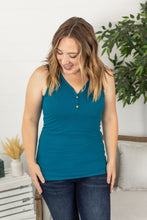 Load image into Gallery viewer, Addison Henley Tank - Teal