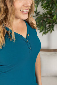 Addison Henley Tank - Teal